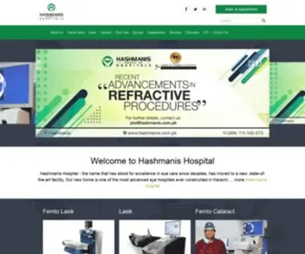 Hashmanis.com.pk(Hashmanis Group of Hospital) Screenshot