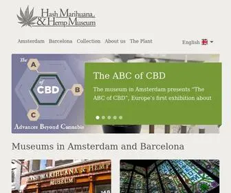 Hashmuseum.com(The Hash Marihuana & Hemp Museum) Screenshot