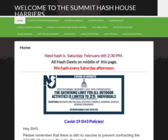 Hashnj.com(THE SUMMIT HASH HOUSE HARRIERS) Screenshot