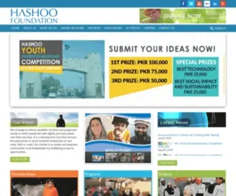 Hashoofoundation.org(Hashoo Foundation) Screenshot