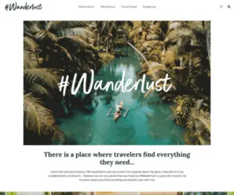 Hashtag-Wanderlust.com(The Best Remedy For The Ones That Suffer From Wanderlust) Screenshot