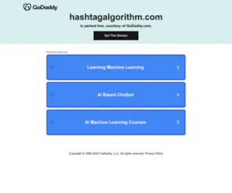 Hashtagalgorithm.com(Hashtagalgorithm) Screenshot