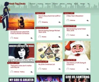 Hashtagdeals.com(Music, Movies, Books, Gadgets, and more) Screenshot