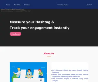 Hashtagtrackers.in(Hashtag Tracker) Screenshot