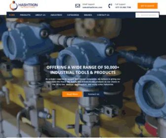 Hashtron.com(Wide Range Of Industrial Tools) Screenshot