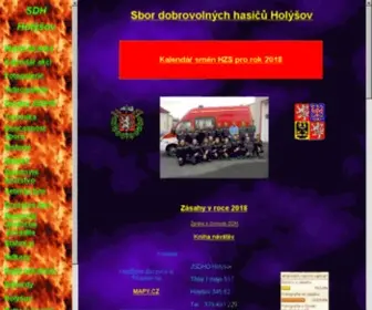 Hasiciholysov.cz(Hasiči) Screenshot