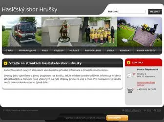 Hasicihrusky.cz(Hasičský) Screenshot