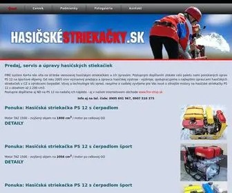 Hasicskestriekacky.sk(Hasičské) Screenshot