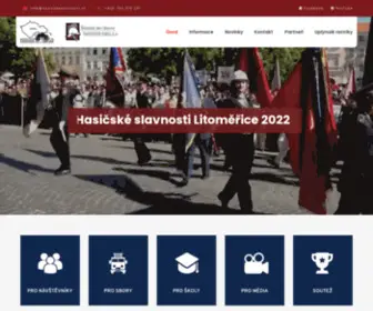 Hasicsketradice.cz(Hasičské slavnosti Litoměřice) Screenshot