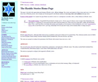 Hasidicstories.com(The Hasidic Stories) Screenshot