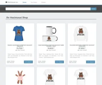 Hasimausi.eu(Ihr Hasimausi Shop) Screenshot