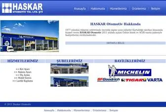 Haskar.com.tr(Hakkımızda) Screenshot