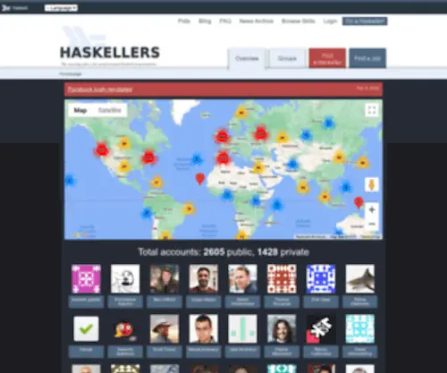 Haskellers.com(Haskellers) Screenshot