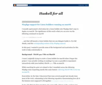 Haskellforall.com(Haskell for all dhall) Screenshot