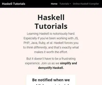 Haskelltutorials.com(Haskell Tutorials) Screenshot