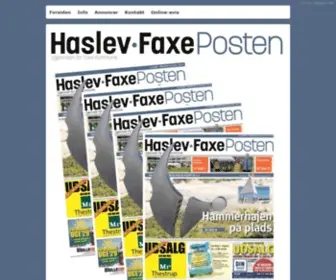 Haslev-Posten.dk(Haslev-Faxe Posten) Screenshot