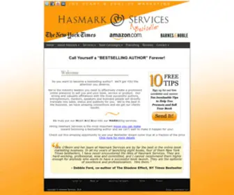 Hasmarkservices.com(Book promotion) Screenshot