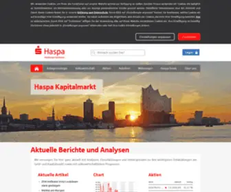 Haspa-Kapitalmarkt.de(Haspa Kapitalmarkt) Screenshot