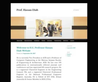 Hassandiab.com(Hassan Diab) Screenshot