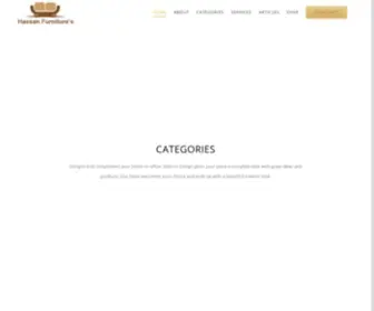Hassanfurnitures.com(Best Quality Wood Furniture showroom in Pakistan) Screenshot