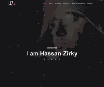 Hassanzirky.com(Art Director) Screenshot