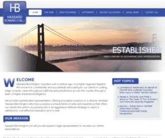 Hassard.com(Law Firm) Screenshot