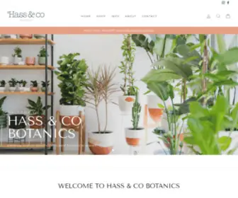 Hasscobotanics.com.au(Create an Ecommerce Website and Sell Online) Screenshot