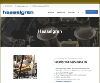 Hasselgren.com(High Performance Engines) Screenshot