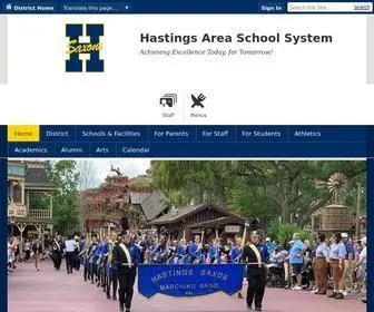 Hassk12.org(Hastings Area School System) Screenshot