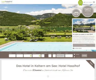 Hasslhof.com(Hasslhof Hotel Kaltern) Screenshot