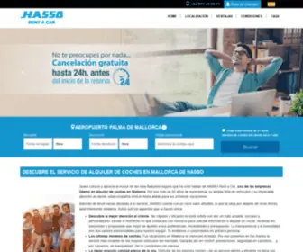 Hasso-Rentacar.com(HASSO Rent a Car Mallorca) Screenshot