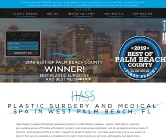Hassplasticsurgery.com(Plastic Surgery Wellington & West Palm Beach) Screenshot