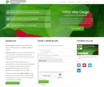 Hasswebdesign.ro(HASS Web Design: creare) Screenshot