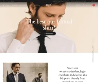 Hast.fr(Chemises et vêtements homme désirables et durables) Screenshot