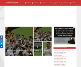 Hastalamuerte.net(Portal y foros del Sevilla FC) Screenshot