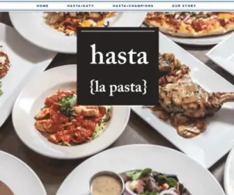 Hastalapasta.com(Hasta La Pasta) Screenshot