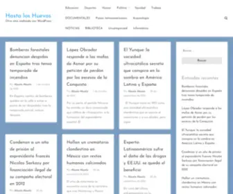 Hastaloshuevos.es(Otro sitio realizado con WordPress) Screenshot