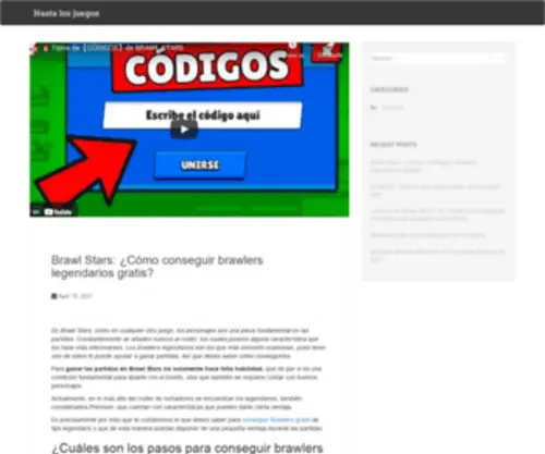 Hastalosjuegos.es(Noticias sobre videojuegos) Screenshot