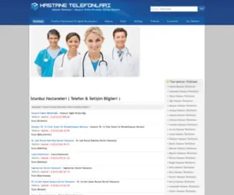 Hastanetelefonlari.com(Hastane Telefonları) Screenshot