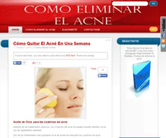 Hastatupc.com(Como Eliminar El Acne) Screenshot