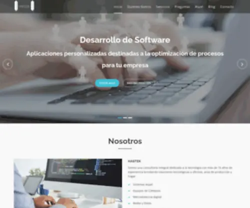 Hastek.com.mx(Hastek Solutions) Screenshot