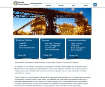 Hasthasolutions.com(Hastha Solutions) Screenshot