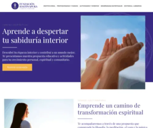 Hastinapura.org.ar(Fundación) Screenshot