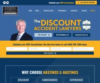 Hastingsandhastings.com(Phoenix Personal Injury Lawyer (Attorney)) Screenshot