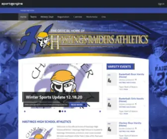 Hastingsathletics.org(Hastings High School) Screenshot