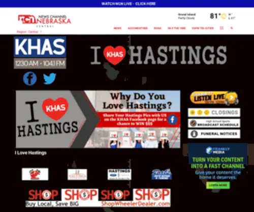 Hastingslink.com(NEWS CHANNEL NEBRASKA) Screenshot