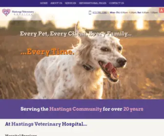 Hastingsvet.ca(Hastings Veterinary Hospital) Screenshot