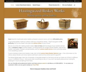 Hastingwoodbasketworks.com(Wicker Baskets) Screenshot