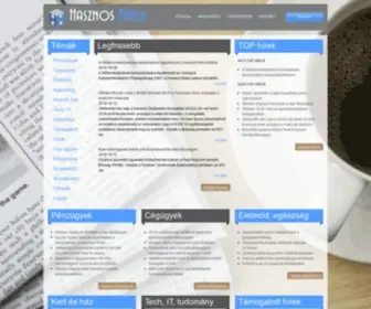Hasznoshirek.hu(HĂ­rek) Screenshot