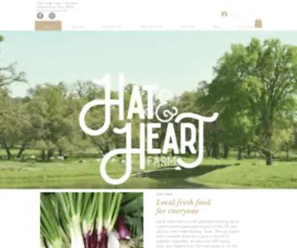 Hatandheart.com(Farm to Table) Screenshot